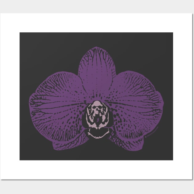 Morbid Orchid Wall Art by dragonymous